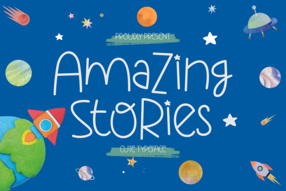 Amazing Stories: A Quirky Font for Creative Projects