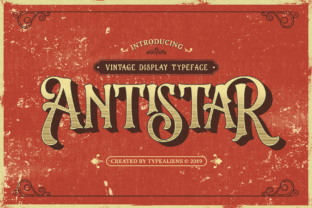 Antistar: A Timeless Display Font with Vintage Charm