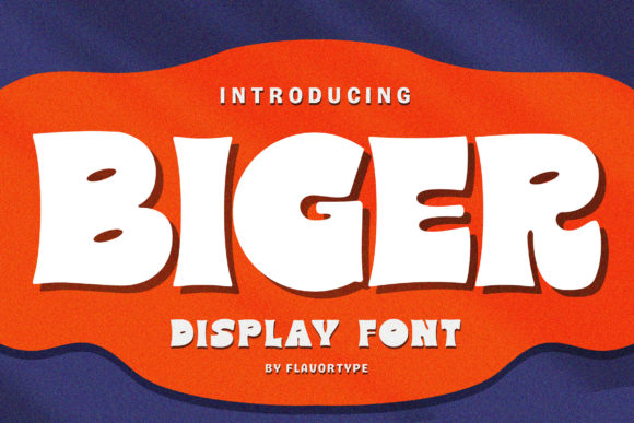 Biger: A Bold Display Font for Impactful Designs