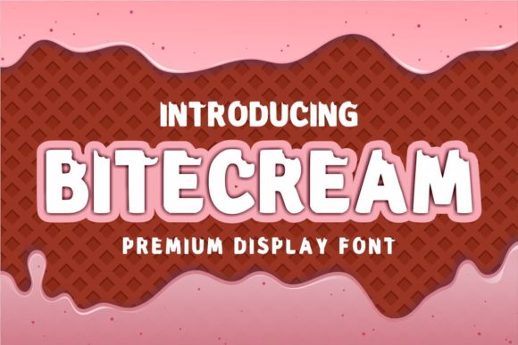Bitecream: A Display Font with a Sweet Edge