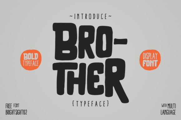 Brother: A Bold Typeface for Impactful Design
