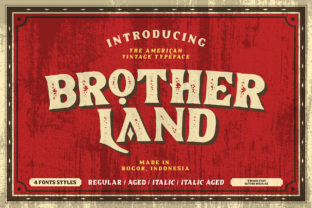 Brotherland: A Vintage-Inspired Display Font