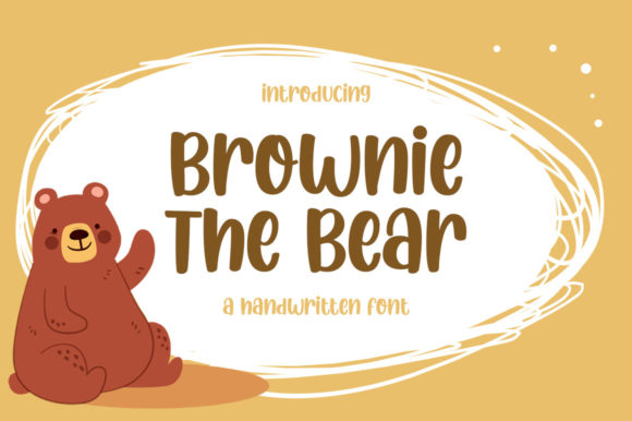 Brownie the Bear: A Charming Display Font for Creative Projects