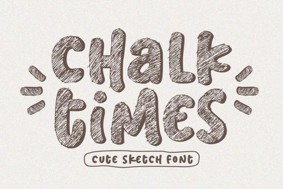 Chalk Times: Authentic Display Font for Creative Projects
