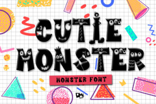 Cutie Monster: A Bold and Fun Display Font
