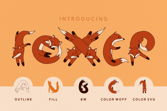 Discover the Charm of the Foxer Display Typeface