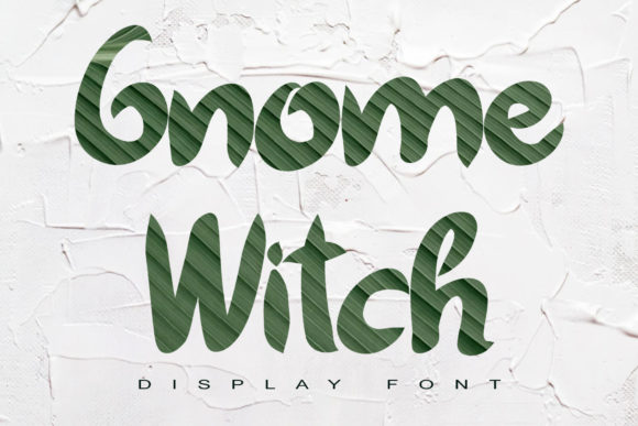 Discover the Charm of the Gnome Witch Typeface