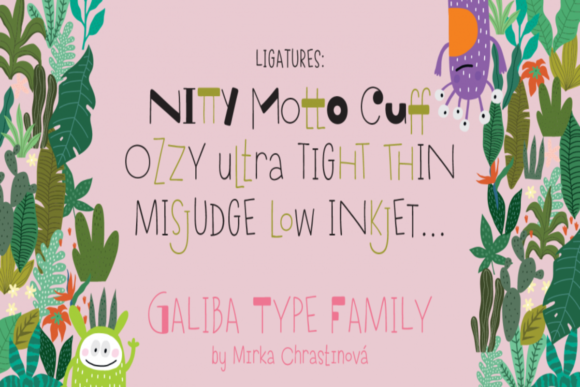 Galiba: The Playful Hand-Drawn Font for Creative Projects