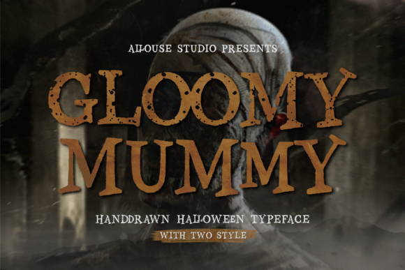 Gloomy Mummy: Bold Display Font for Striking Designs