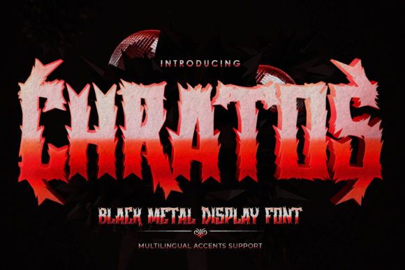 Introducing Chratos: A Black Metal Display Typeface