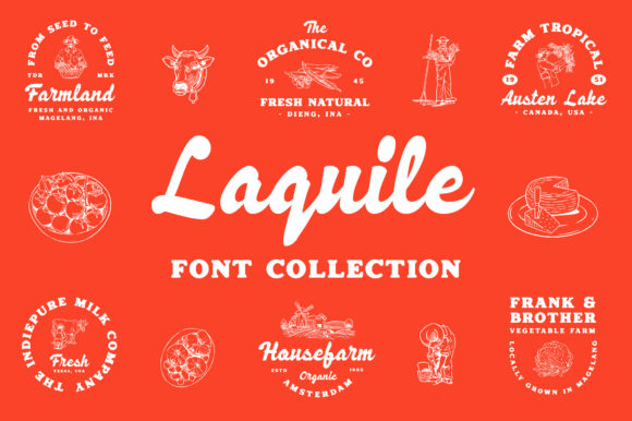Laquile: A Versatile Font Collection for Creative Projects
