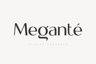 Megante: A Modern Display Font for Polished Design