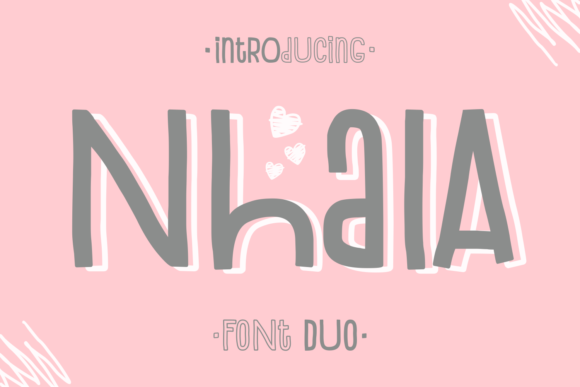 Nhala: A Sweet Hand-Lettered Font Duo for Charming Designs