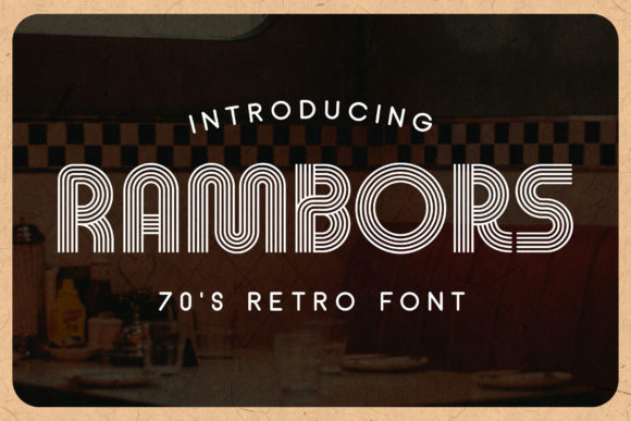 Rambors: A Nostalgic Retro Font for Modern Designs