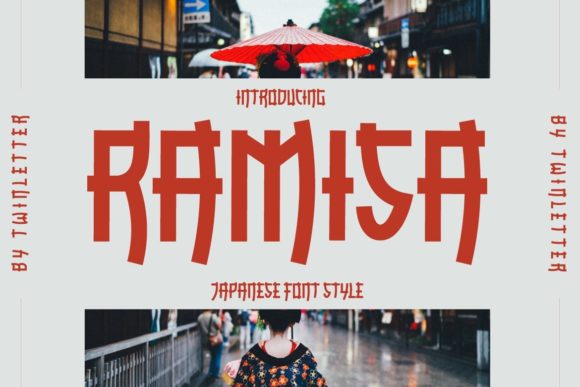 Ramisa: A Unique Japanese Display Typeface