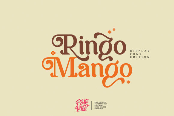 Ringo Mango: A Bold Display Font for Modern Designs