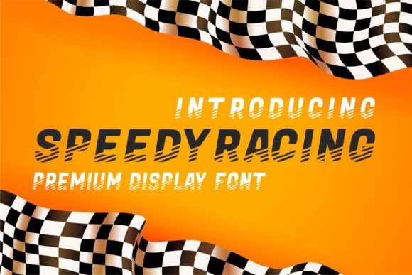 Speedyracing: A Display Font Built for Power and Motion